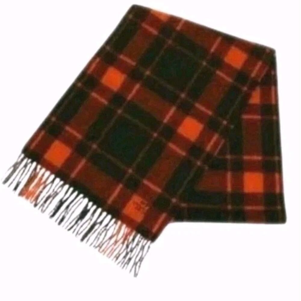 COACH apparel scarf F85858 Red & Black Special Cashmere Blend NWT $125.00 - Picture 3 of 8